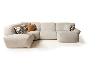 BELUGA - Corner microfiber sofa by Mantellassi 1926 - view 3